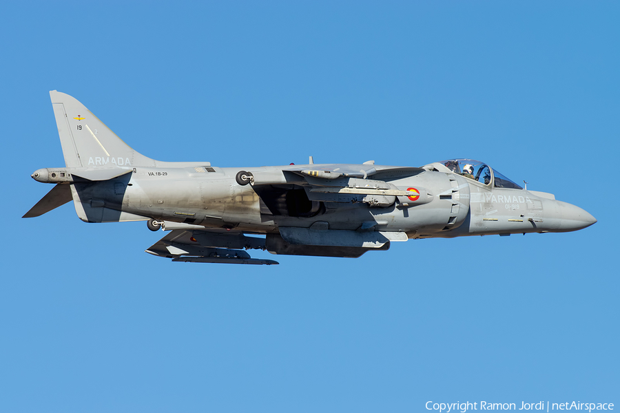 Spanish Navy (Armada Española) McDonnell Douglas EAV-8B Matador II+ (VA.1B-29) | Photo 270520