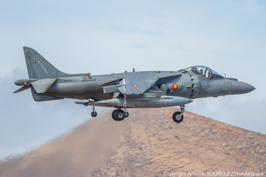 Spanish Navy (Armada Española) McDonnell Douglas EAV-8B Matador II+ (VA.1B-36) | Photo 413647