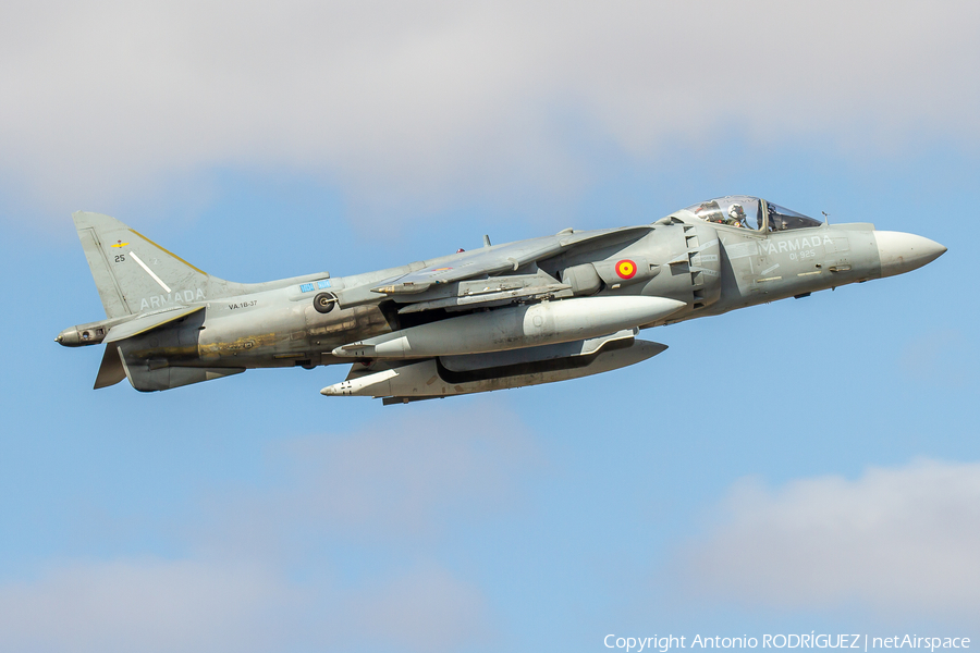 Spanish Navy (Armada Española) McDonnell Douglas AV-8B Harrier II + (VA.1B-37) | Photo 413659