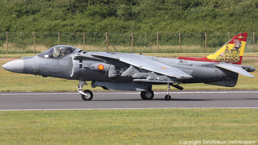 Spanish Navy (Armada Española) McDonnell Douglas AV-8B Harrier II + (VA.1B-37) | Photo 341345