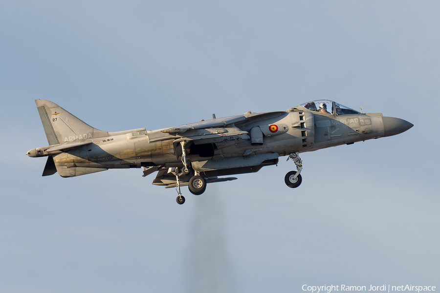 Spanish Navy (Armada Española) McDonnell Douglas EAV-8B Matador II+ (VA.1B-39) | Photo 201433