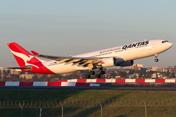 Qantas Airbus A330-203 (VH-EBG) at  Sydney - Kingsford Smith International, Australia