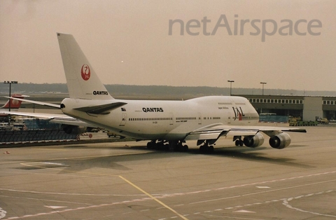 Japan Airlines - JAL Boeing 747-338 (VH-EBX) at  Frankfurt am Main, Germany