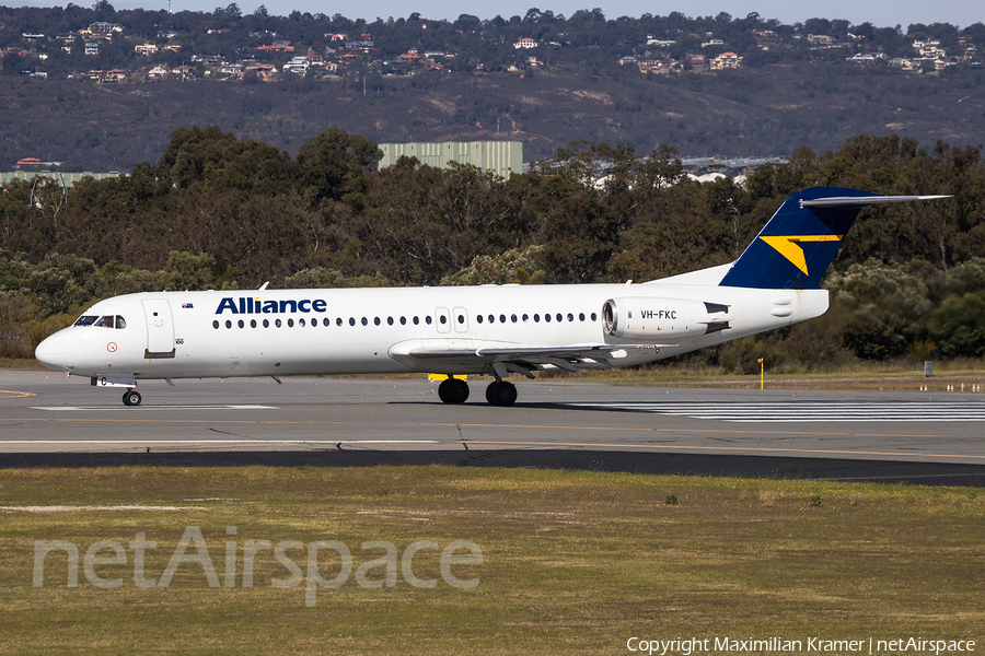 Alliance Airlines Fokker 100 (VH-FKC) | Photo 391702