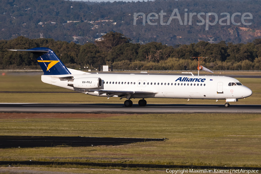 Alliance Airlines Fokker 100 (VH-FKJ) | Photo 391729