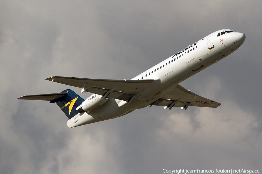 Alliance Airlines Fokker 100 (VH-FKJ) | Photo 107666