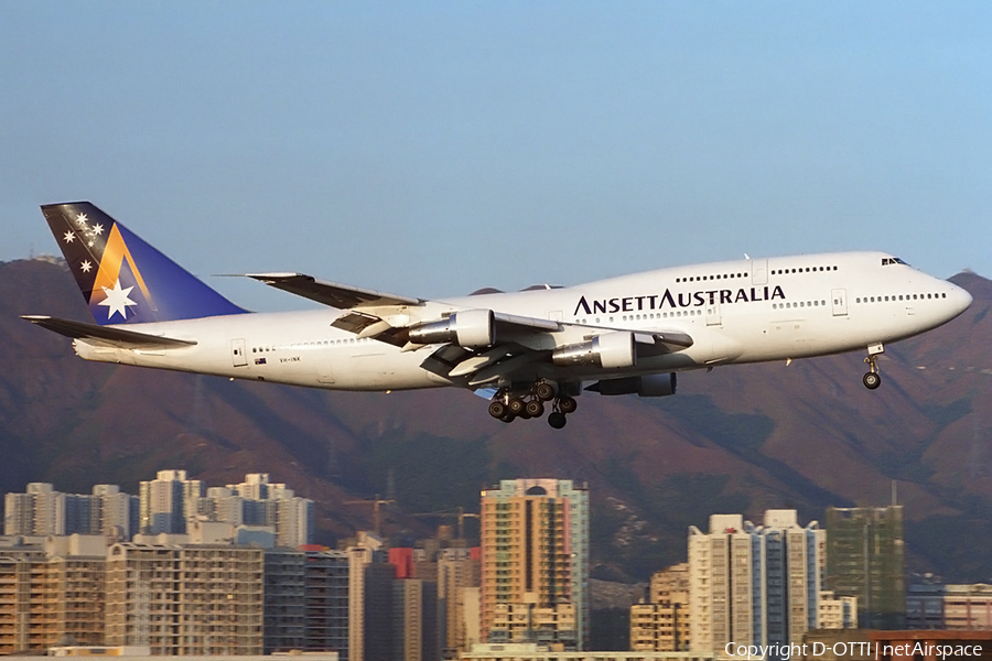 Ansett Australia Boeing 747-312 (VH-INK) | Photo 163628