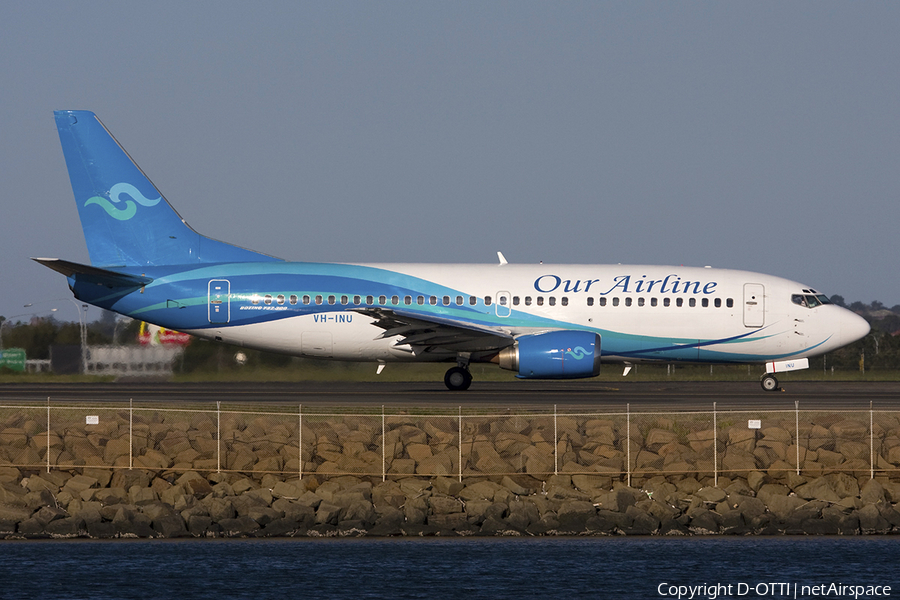 Our Airline Boeing 737-3Y0 (VH-INU) | Photo 280531