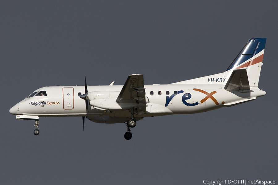 REX - Regional Express SAAB 340B (VH-KRX) | Photo 283168