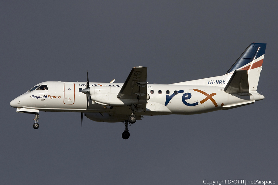 REX - Regional Express SAAB 340B (VH-NRX) | Photo 283166