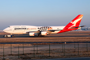 Qantas Boeing 747-48E (VH-OEB) at  Frankfurt am Main, Germany