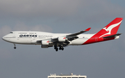 Qantas Boeing 747-438(ER) (VH-OEE) at  Los Angeles - International, United States