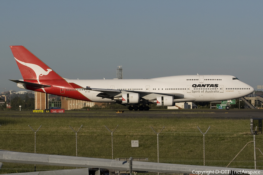Qantas Boeing 747-438(ER) (VH-OEE) | Photo 282703