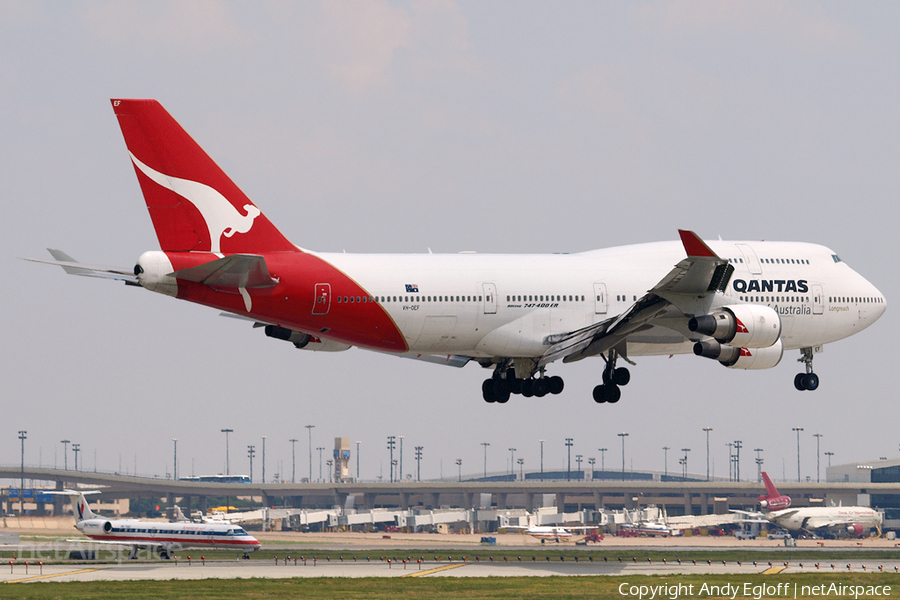 Qantas Boeing 747-438(ER) (VH-OEF) | Photo 225761