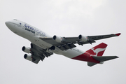 Qantas Boeing 747-438(ER) (VH-OEF) at  Los Angeles - International, United States