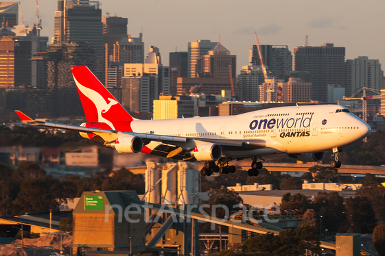 Qantas Boeing 747-438(ER) (VH-OEF) at  Sydney - Kingsford Smith International, Australia