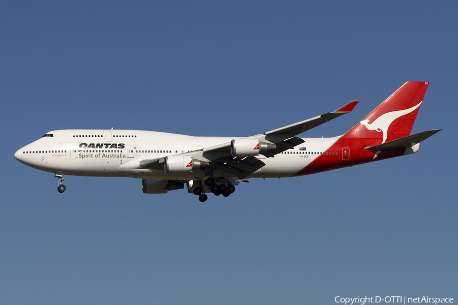Qantas Boeing 747-438(ER) (VH-OEG) | Photo 283665