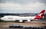 Qantas Boeing 747-438 (VH-OJD) at  Frankfurt am Main, Germany