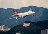 Qantas Boeing 747-438 (VH-OJD) at  Hong Kong - Kai Tak International (closed), Hong Kong