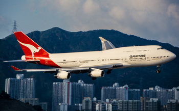 Qantas Boeing 747-438 (VH-OJD) at  Hong Kong - Kai Tak International (closed), Hong Kong
