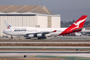 Qantas Boeing 747-438 (VH-OJM) at  Los Angeles - International, United States