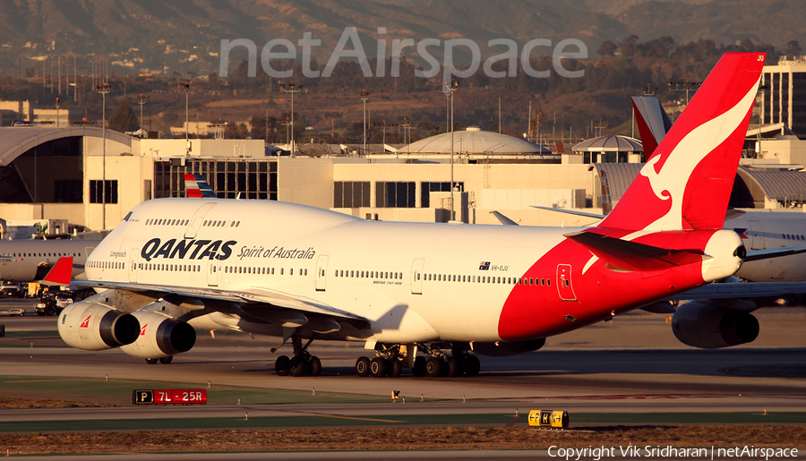 Qantas Boeing 747-438 (VH-OJU) | Photo 92789