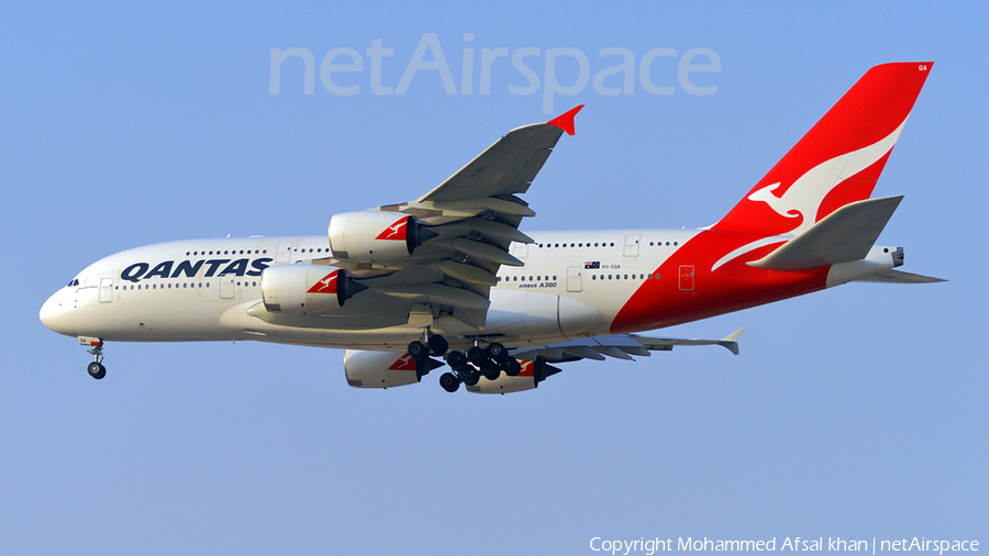 Qantas Airbus A380-842 (VH-OQA) | Photo 217380