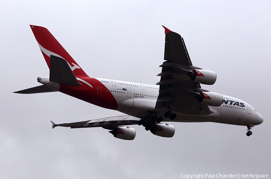 Qantas Airbus A380-842 (VH-OQA) | Photo 61610