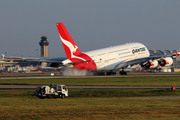 Qantas Airbus A380-842 (VH-OQB) at  Dallas/Ft. Worth - International, United States