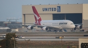 Qantas Airbus A380-842 (VH-OQB) at  Los Angeles - International, United States