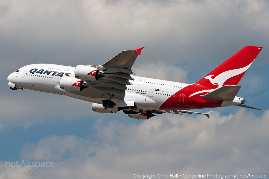 Qantas Airbus A380-842 (VH-OQB) | Photo 60683