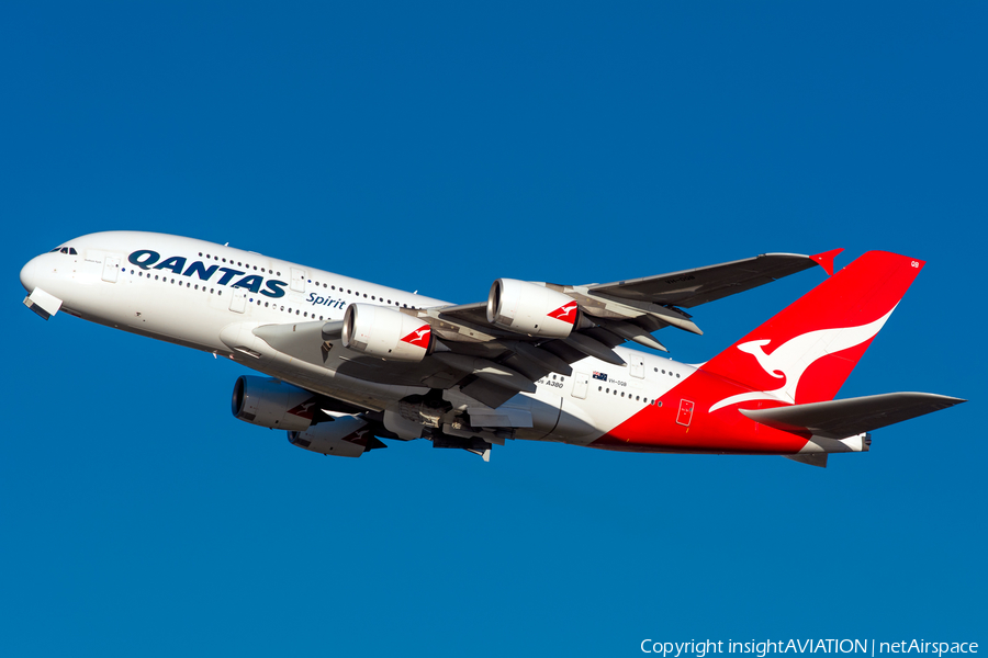 Qantas Airbus A380-842 (VH-OQB) | Photo 65108