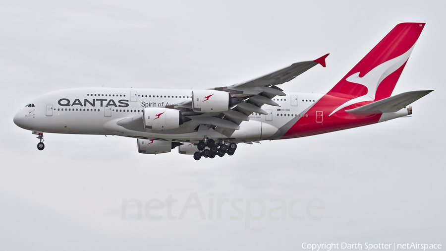Qantas Airbus A380-842 (VH-OQB) | Photo 309629