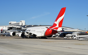 Qantas Airbus A380-842 (VH-OQC) at  Dallas/Ft. Worth - International, United States