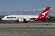 Qantas Airbus A380-842 (VH-OQC) at  Los Angeles - International, United States