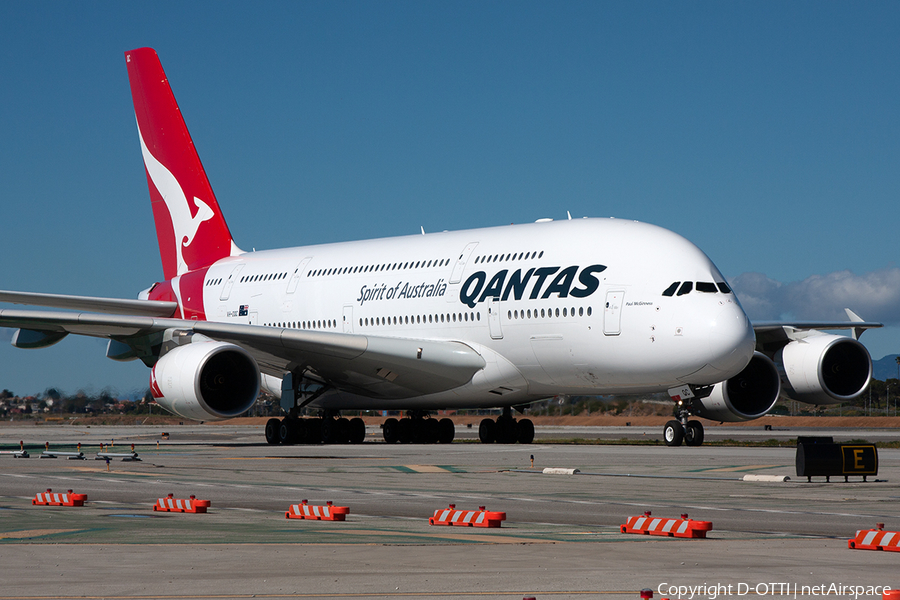 Qantas Airbus A380-842 (VH-OQC) | Photo 335040