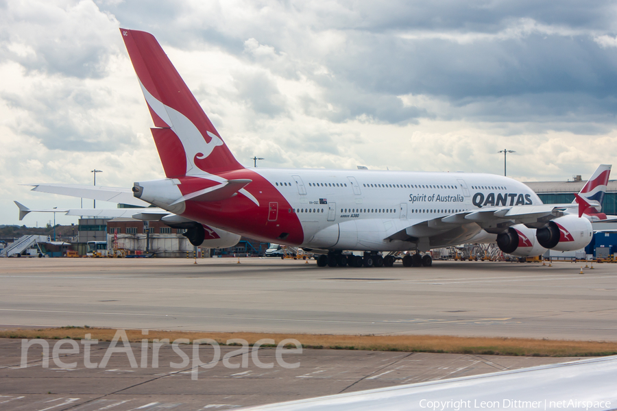 Qantas Airbus A380-842 (VH-OQC) | Photo 261743
