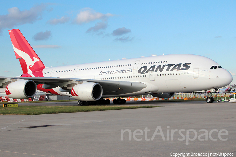 Qantas Airbus A380-842 (VH-OQC) | Photo 9034