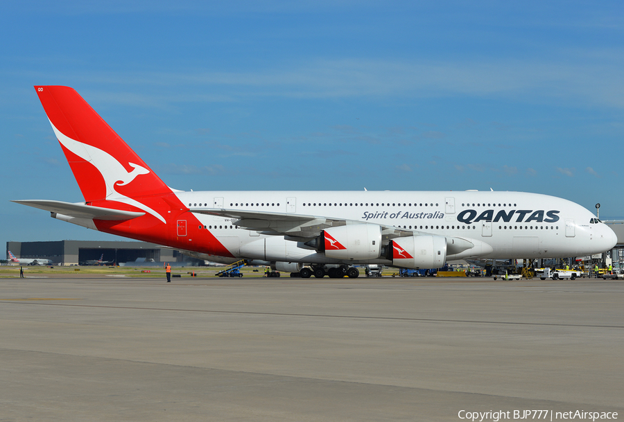 Qantas Airbus A380-842 (VH-OQD) | Photo 189761