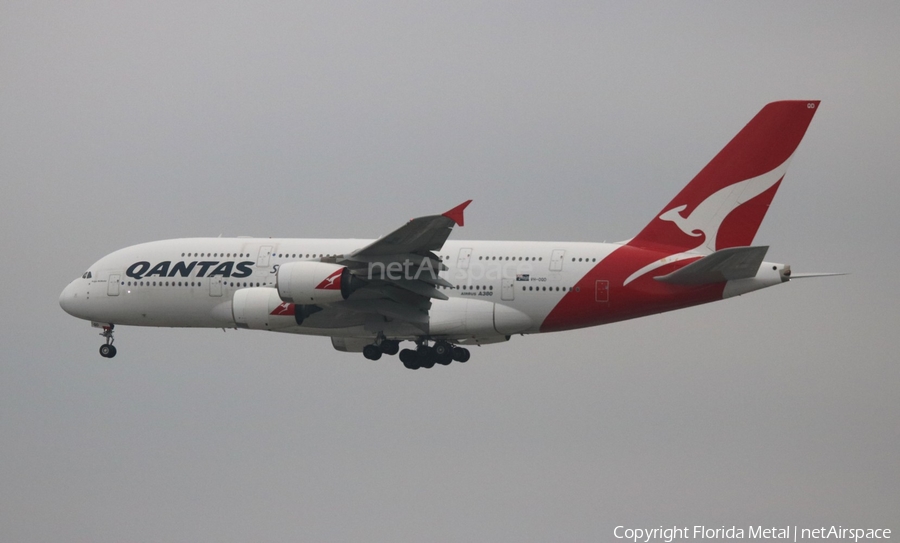 Qantas Airbus A380-842 (VH-OQD) | Photo 408047