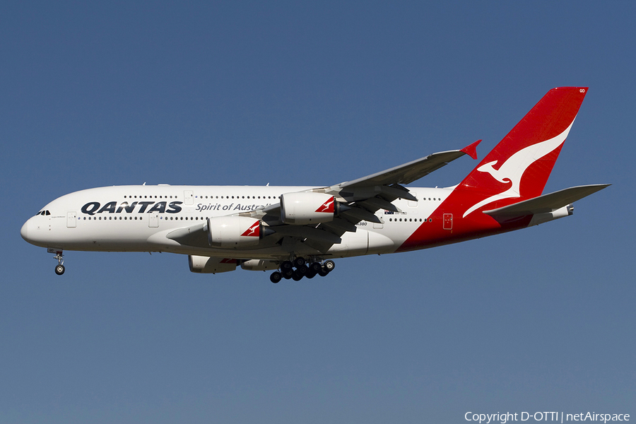 Qantas Airbus A380-842 (VH-OQD) | Photo 283672