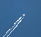 Qantas Airbus A380-842 (VH-OQE) at  In Flight, United States
