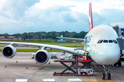 Qantas Airbus A380-842 (VH-OQE) at  Singapore - Changi, Singapore