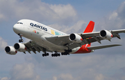 Qantas Airbus A380-842 (VH-OQH) at  London - Heathrow, United Kingdom