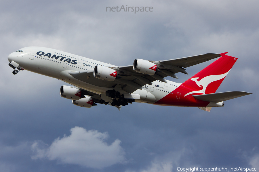 Qantas Airbus A380-842 (VH-OQH) | Photo 83513