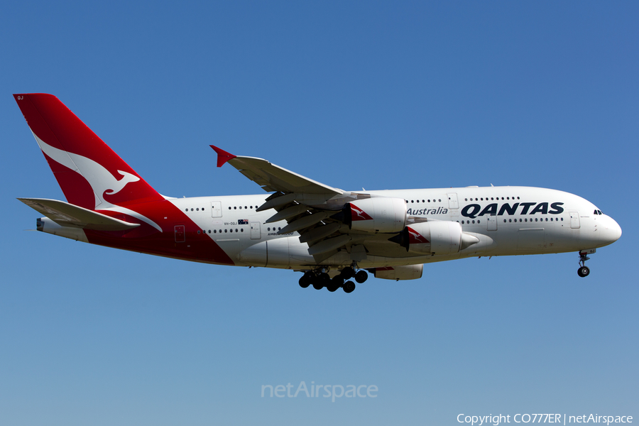 Qantas Airbus A380-842 (VH-OQJ) | Photo 91529