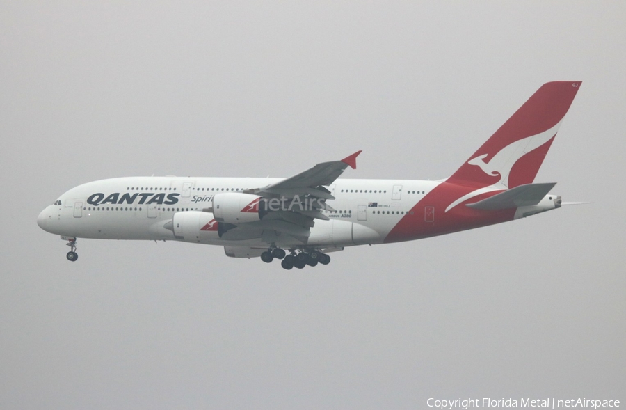 Qantas Airbus A380-842 (VH-OQJ) | Photo 408051