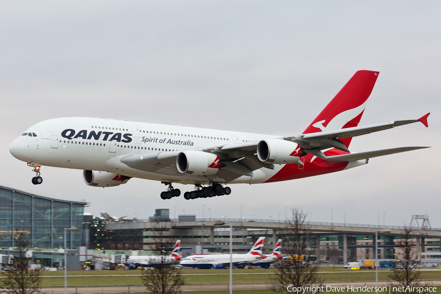 Qantas Airbus A380-842 (VH-OQJ) | Photo 102658