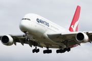 Qantas Airbus A380-842 (VH-OQJ) at  London - Heathrow, United Kingdom