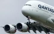 Qantas Airbus A380-842 (VH-OQJ) at  London - Heathrow, United Kingdom